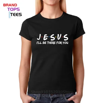 Christian Grafisk Tshirt Påske Tøj Religiøse Korte Ærmer Toppe Jesus, at Han vil Være Der for Dig, Venner, Tv-Shows, Kvinder T-Shirt