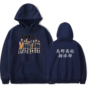 Volleyball Junior Karakter Haikyu!! Op Sweatshirts Og Hættetrøjer Toppe Harajuku Casual Pullover Streetwear Moletom Kvinde Tøj M
