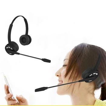 Bluetooth Headset V5.2 Bluetooth Headset Med Mikrofon Office Headset Til Mobiltelefon/pc/skype | Hovedtelefoner Hovedtelefoner < www.simonemoelle.dk