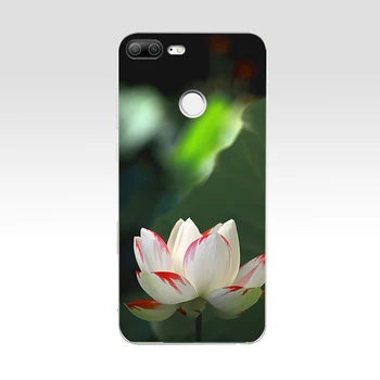 147AQ Pink Hvid Rød Lotus Flower Soft Tpu Silikone Cover telefon Tilfældet for huawei Honor 9 Lite 10 s 9 10 lite sag