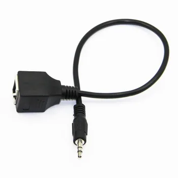 3,5 mm Male Jack XLR Audio Kabel Til RJ45-Stik Ethernet-Adapter Ledning 1pc