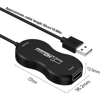 USB2.0 Kompatibel Med HDMI High-definition Video Capture Spil Live Fange Max 1080p 30fps Real-time optage Video Capture-Kort