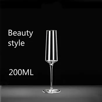 100-200 ml Bæger Champagne Glas Blyfri Krystal Glas Vin Kop Sød Vin Glas Mousserende Vin Glas Bar Familie Drink Glas