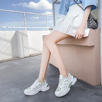 Kvinder Sko Walking Platform Hvide Sneakers Kawaii Lejligheder Sommeren Afslappet Udendørs Fest Kæreste Gave