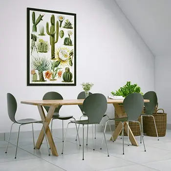 Wall Art, boligindretning Hd Nordisk Kaktus Plante Lærred Maleri Billeder Moderne Udskriver Modulære Plakat til stuen
