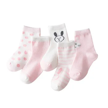 5 Par Sokker baby vinter sokker til Piger eller Drenge Varm Bomuld Nyfødte Dreng Toddler Sokker Tøj Tilbehør til 1-3Y