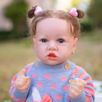 Hoomai Realistisk Reborn Baby Dolls Silikone Blød Krop Mode Boneca Genfødt For Børn Julegave Bedste Legekammerater