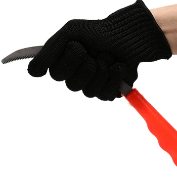 1 Par Anti-slip Anti-cut Udendørs Jagt Fiskeri Handsker Kniv Anti-skæring Beskyttelse af hænder Handsker-Mesh-snitbeskyttende Beskyttende