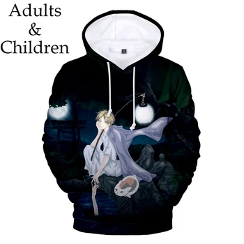 Nyhed Natsume Bog af Venner 3D Hoodie Teenage Sweatshirt Vinteren Børn Natsume Yuujinchou langærmet Trøjer