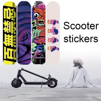 Reflekterende Klistermærker Nat Riding Sikkerhed Skateboard Advarsel El-Bælte Mærkat Scooter Dele Riding Beskyttelse Pedal Nær G7Q2