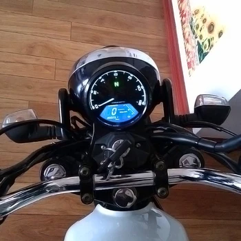 Universal Motorcykel Digital Omdrejningstæller Speedometer Kilometertæller Olie Meter Universal Motorcykel Speeeter Meter Tæller