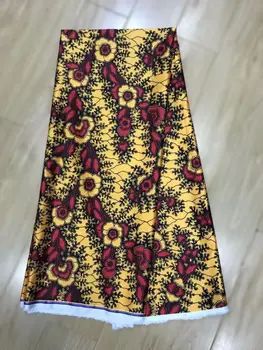 5Yards/pc Mest populære silke chiffon lace stof og flot trykt mønster afrikanske glat satin lace stof til kjole LG5-1