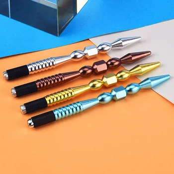 Nye 2stk Microblading Manuel Tatoveringer Pen Permanent Makeup Læber, Øjenbryn Maskine til Tebori synål Blade