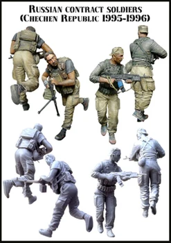 1:35 skala die-støbt harpiks special forces-soldater 2 karakter scener skal samles og farvet af sig selv