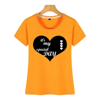 Toppe, T-Shirt Kvinder Min Særlige Dag Womens Økologisk Sjove Harajuku Kort Kvindelige Shirt