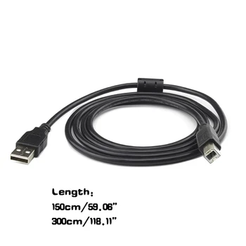 For Printere, USB-A til Type B-Data Kabel Ledning USB 3.0 2.0 Kabel til Printere 1.5/3.0 Meter 4.92/9.84 ft 28GE