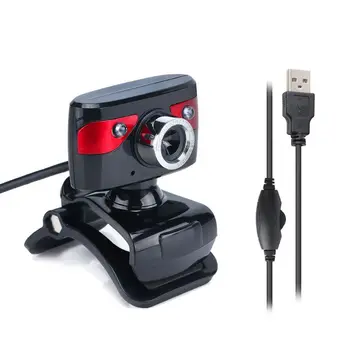 High-definition USB-Kamera Video-Optagelse Web-Kamera med Mikrofon, der er egnet til bærbare PC til Skype-møde E56B