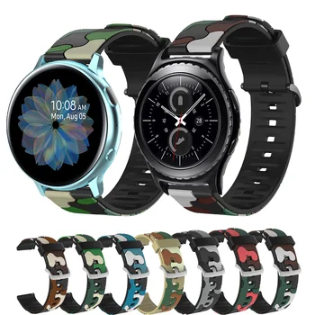 For Samsung Gear S2 Classic/Galaxy Watch 42/Active2 40 44/3 41mm Sport Smart Armbånd armbånd Let pasform Tilbehør 20mm Rem