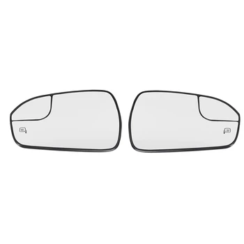 Rearview Side Spejl, Glas Power Opvarmet for 2013-2020 Ford Fusion W/Rear Indehaver