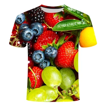 Frugt style 3D Kvinder og Mænd t-shirts Ralgan Print 2020 Sommeren Hot Salg Kort Ærme T-shirts, Casual-K-pop Tøj Plus Størrelse 6xl