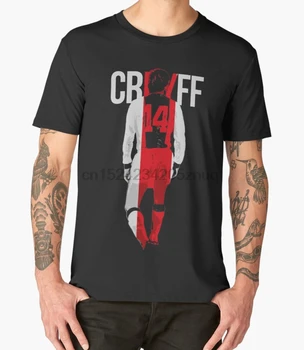 Trykt Mænd T-Shirt i Bomuld t-shirts O-Hals, Korte Ærmer Johan Cruyff T-shirt Kvinder T-Shirt