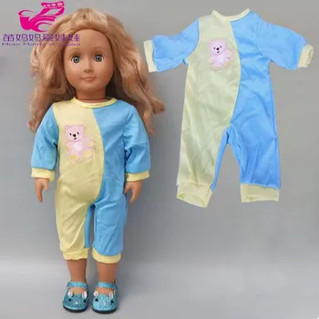 Baby Doll pyjamas tøj til dukke tøj, børn, pige legetøj iført kids gave