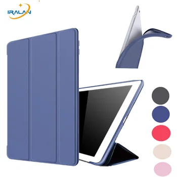 HOT Ultra Tynd pu Læder Blødt silikone etui Til iPad Air 2 9,7 tommer Smart stå Cover Til iPad 6 A1566 A1567 funda+film+stylus