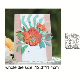 2021 nye spåntagende dør skære dø skimmel blomst, blade dekoration Scrapbog papir hobbykniv mould blad punch stencils dør
