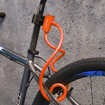 Universal Anti-Tyveri af Cykel Cykel-Lock Stål Kabel-Coil Hængelås til Motorcykel, Cykle MTB Cykel Lås med 2 Nøgler