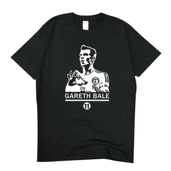 Nye Gareth Bale fashion T-SHIRT med o-hals bomuld kortærmet T-shirt til fans gave