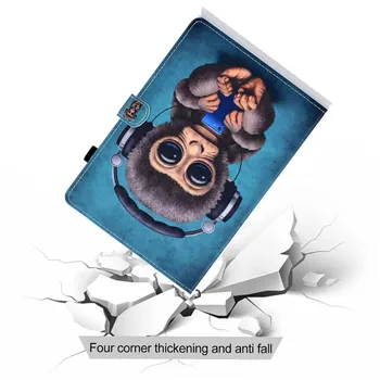 Stå taske til Samsung Galaxy Tab En 2016 Tilfælde Tablet Magnetiske Dyr Dække Funda Para for Tab 10.1