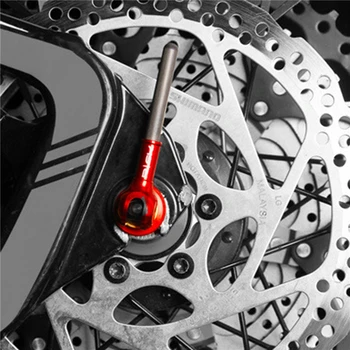 Titanium Cykel QR-Spyd Håndtag MTB Cykel hjulnavet, Spyd Ultralet Ti-Aksen Kulstof Fiber Håndtag Quick Release Spyd