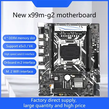 X99M-H Moederbord LGA2011 M-ATX 4 * DDR4 Slots Nvme M. 2 Wifi Slot Ondersteuning DDR4 Geheugen Da Xeon E5-V3/v4 Cpu Processor