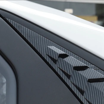 Carbon Fiber ABS Bil Side Vent Vindue Scoop Luftspjæld Dække Trim for Hyundai Elantra Avante CN7 / I30 2020 2021