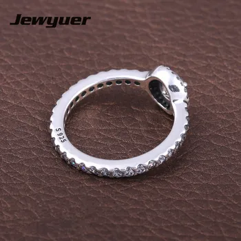 Nye efterårskollektion Klassisk Elegance Ringe Til Kvinder 925 sterling sølv fine smykker anillos vielsesring Memnon RIP461