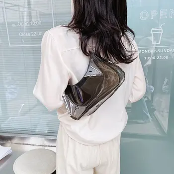 Mode Jelly Enkelt Skulder Tasker Til Kvinder Overlegen Kvalitet PVC Transparent Materiale Armhulen Handl Pose Pose Bolsa Feminina