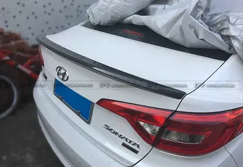 Car-styling Carbon Fiber Kuffert spoiler Fibre bagskærm Passer Til Hyundai 9 Gen Sonata LF (Kina Version)