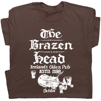 Dublin Irske Pub T-Shirt Irland Dive Bar Tee Vintage Øl Grafisk Cool Værtshus Superior-Kvalitet T-Shirt