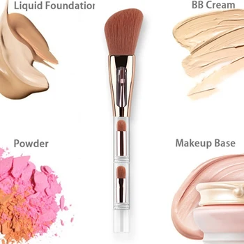 5pcs Farverige Blender Børster Glat Blanding Børster Makeup Foundation, Blush Makeup Pensler, Fleksibel Maquillajes Para Mujer