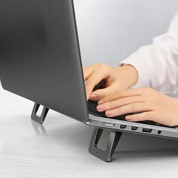 Laptop Stand til MacBook Pro Universal Desktop Holder til Bærbare computere, Mini-Bærbare Notebook Cooling Pad Stand til Macbook Air