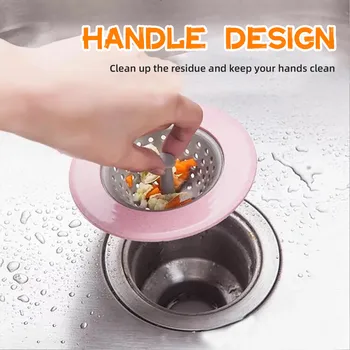 1STK Bærbare Silikone Vask Si Affald Plug Vask Filteret renovationsselskabet Køkken Badeværelse Tilbehør Dørslag & Sugekurve