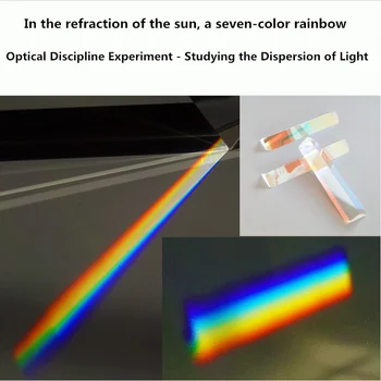 14*14*87mm Optisk Glas Ligesidet Triple-Trekantet en Trekant Prism Optik Eksperiment