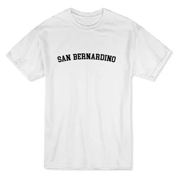 San Bernardino City Vis Stolthed Mænds Hvid T-shirt