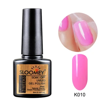 SLOOMEY Neglen Gel Polish 8ml Pink Serise UV-LED-Soak Off Manicure er Nødt Matt Base Top Coat Primer Gel Lak