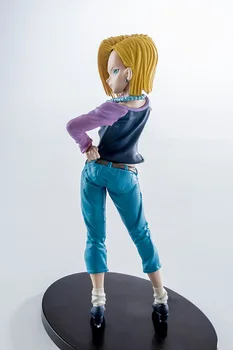 Anime Figur Dragon Ball Verden Budokai 6 SC Stil Cyborg No. 18 Stående Stilling Natur Figur Figur Dekoration Toy Gave