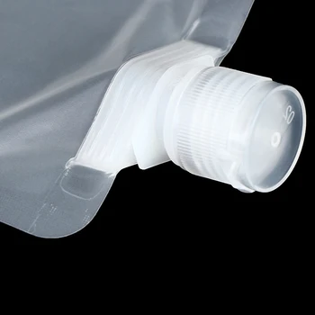 3Pcs 30/50/100 ml Clamshell Emballage Pose Stand Up Tud Pose af Plast Travel Bag Body Wash Shampoo Tud Pose Flip Top