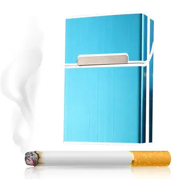 Let Aluminium Cigar Cigaret med Tobak Indehaveren Lomme Max Storage Container PLDI889