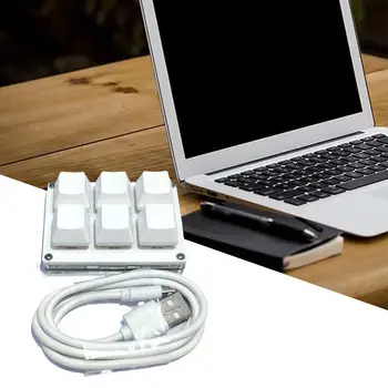 Nye Mini 6-tast Tastatur DIY Custom USB-Tastatur Programmering Pasta Til Windows/Linux/MacOS/Android genvejstaster Mekanisk M1K5