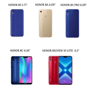Pung Sag For Huawei Honor 8S 8X 8A Luksus Flip PU Læder 3D Mønster Hard Back Cover Til Ære 8A Pro 8C Tilfælde Phone Taske Capas