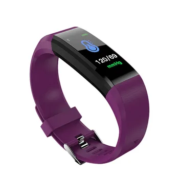 115 Plus Smart Ur Bluetooth-Sundhed Smart Trænings-og Skridttæller Armbånd Vandtæt Ur Armbånd Sport men Se Smartwatch#g3